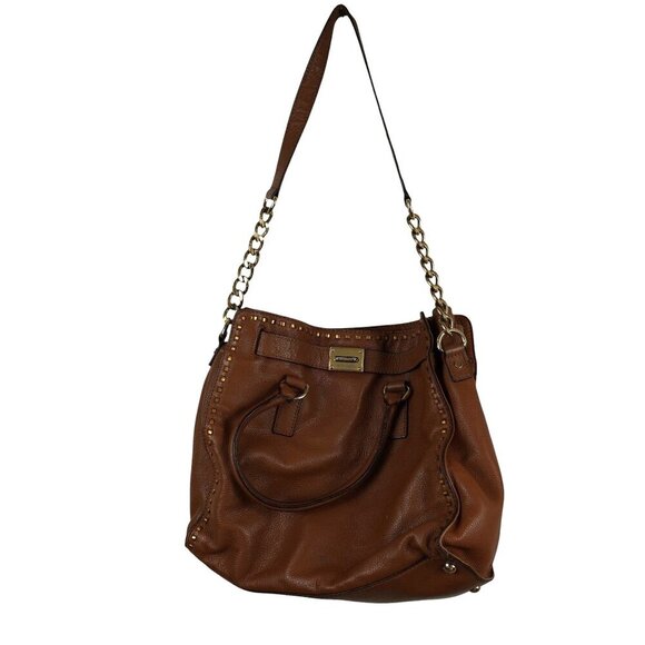 Michael Kors Genuine‎ Hamilton Leather Brown Cross Body Bag - Picture 1 of 10